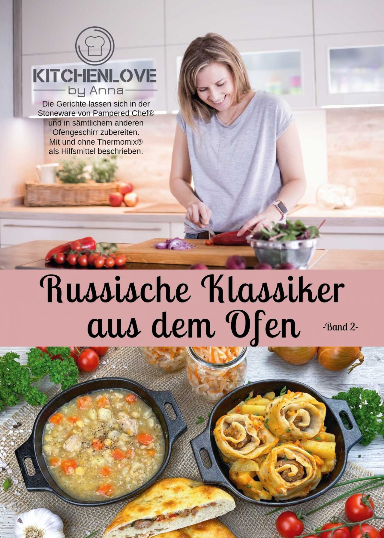 Rhabarberkuchen mit Puddingcreme Rezept Pampered Chef