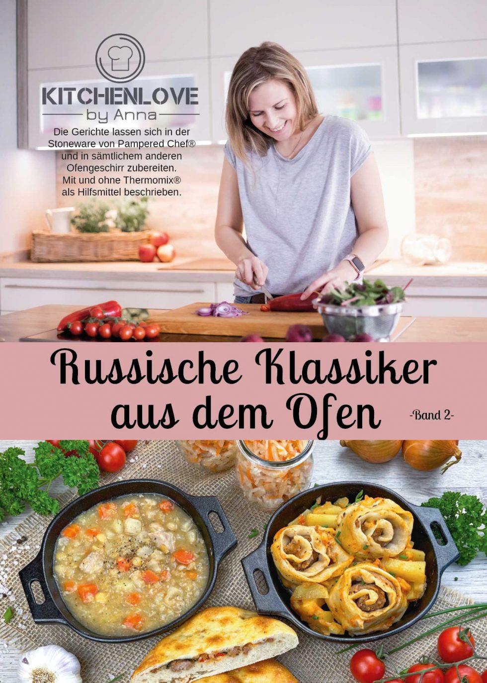 Rhabarberkuchen mit Puddingcreme Rezept Pampered Chef
