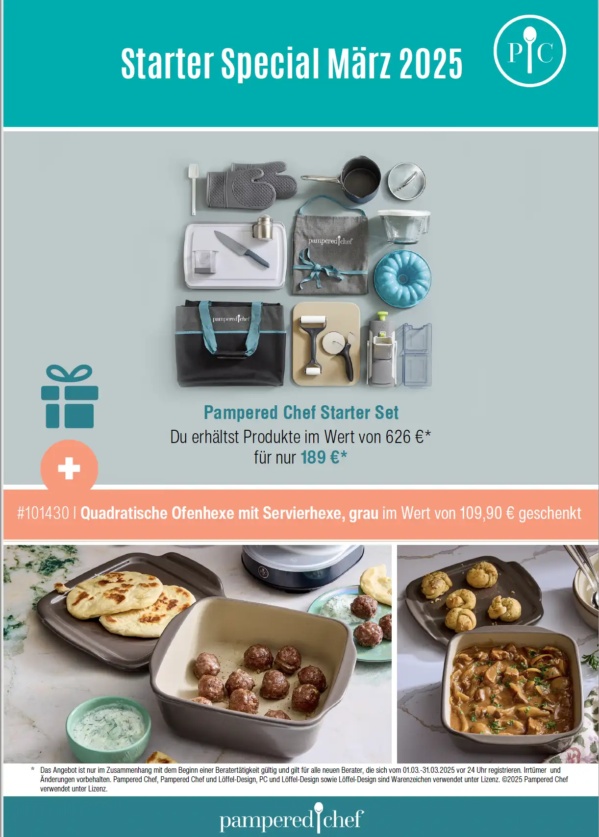 Pampered Chef- Starter Set März