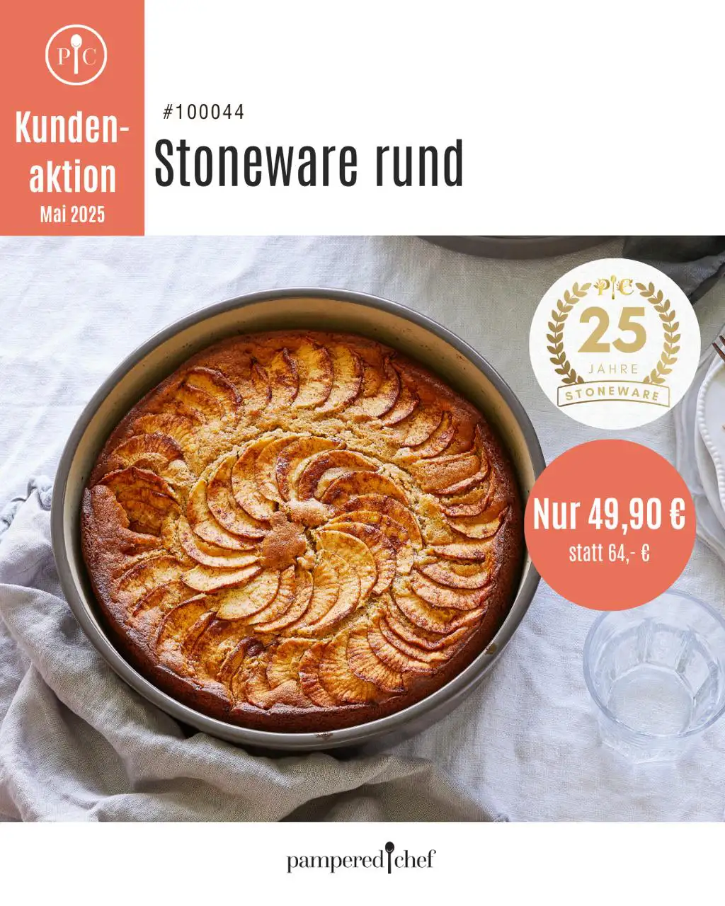 Stoneware Rund von pampered Chef - Angebot Mai