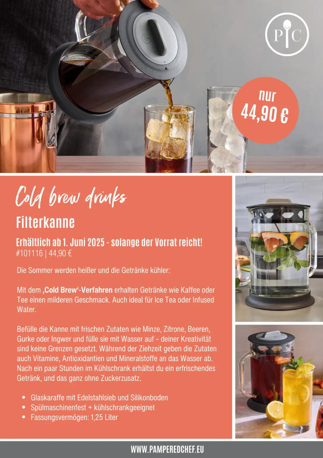 Cold Brew Filterkanne von Pampered Chef.png Cold Brew Filterkanne von Pampered Chef