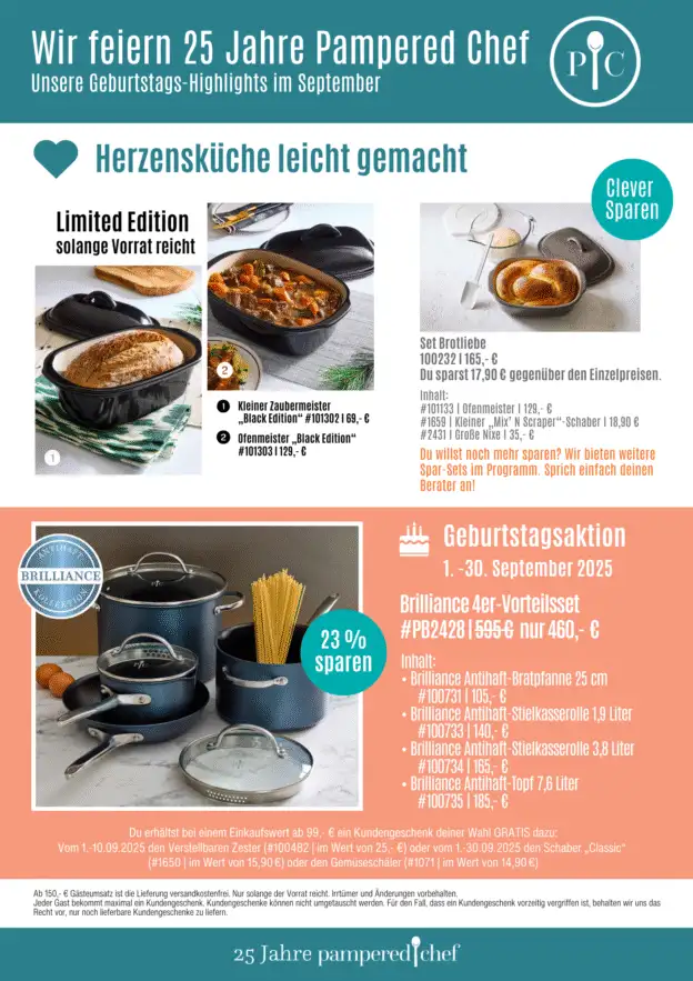 Pampered Chef Angebot September