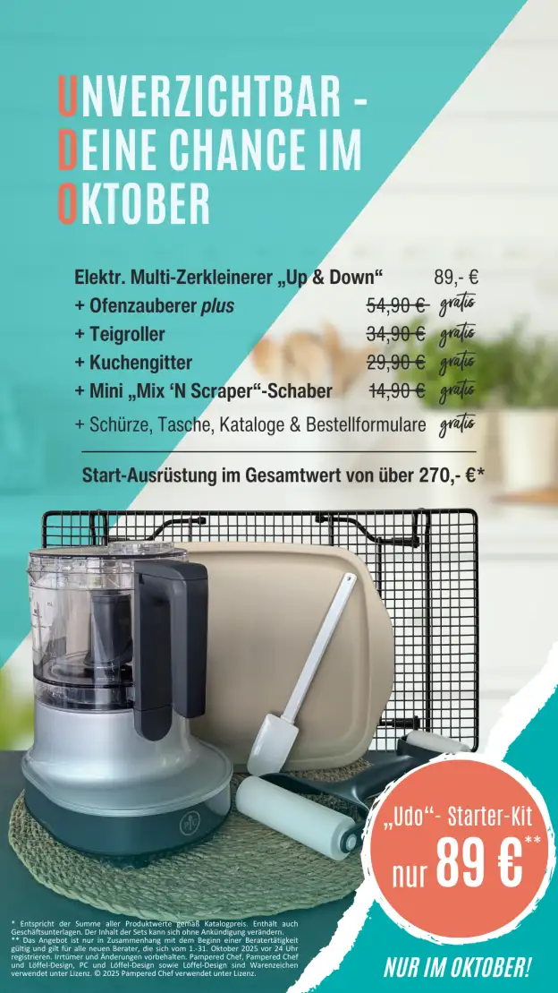 Udo Starter-Kit im Oktober